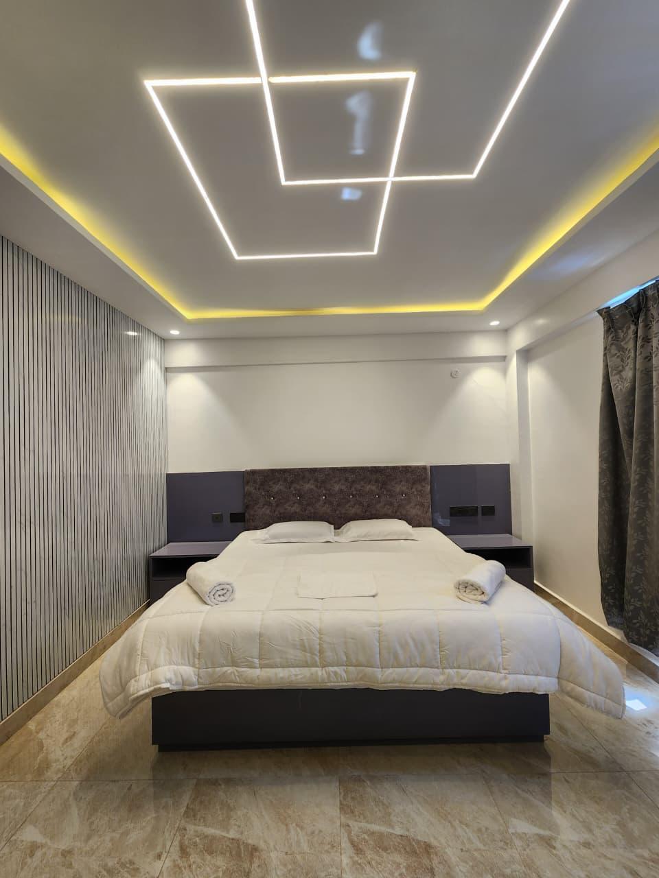Guest room interior at Sekaran Residency