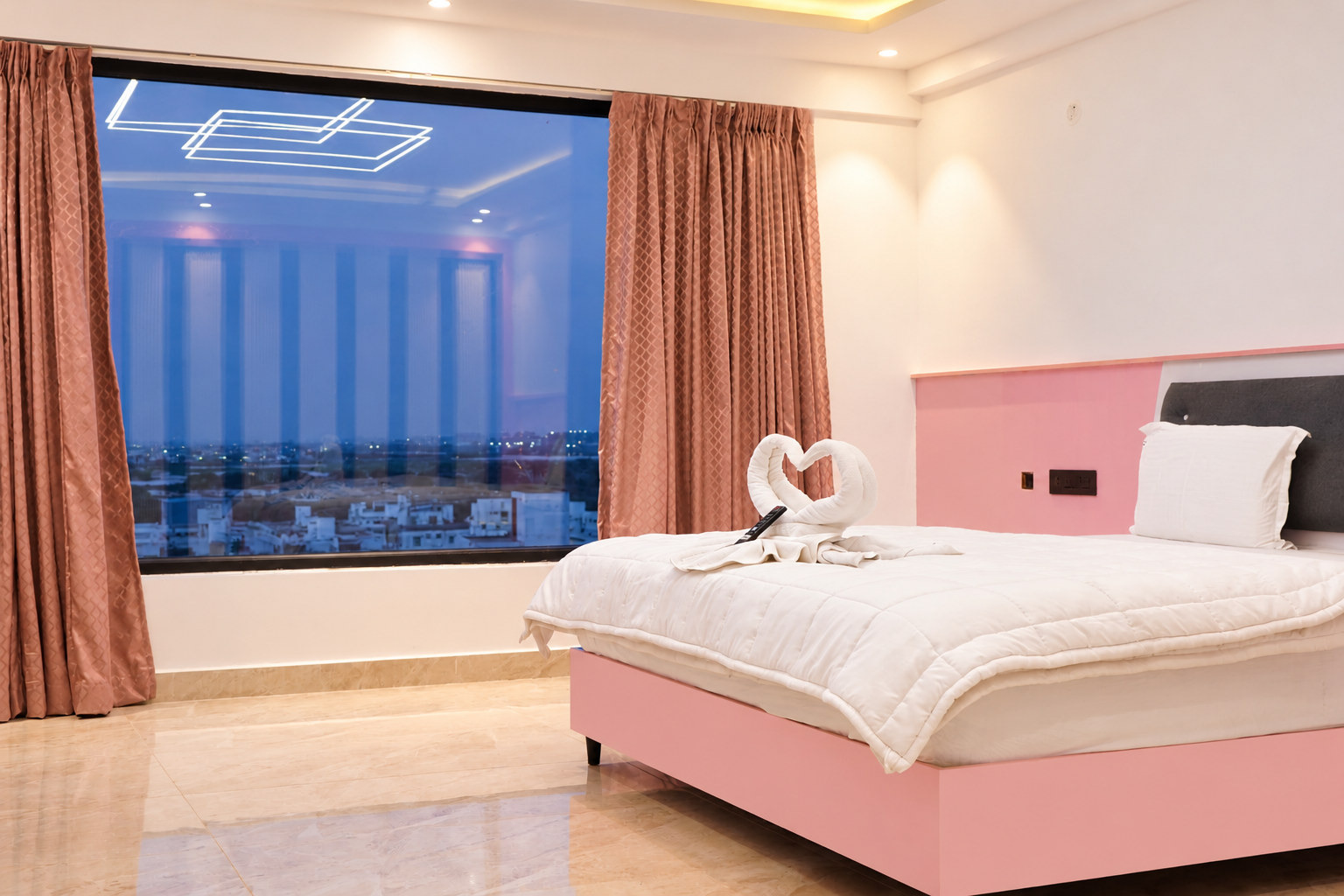 Super Deluxe Room at Sekaran Residency, Perumbakkam, with a city view